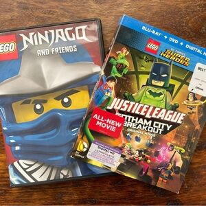 Calling all LEGO fans!!! ❤️💛💙💚 LEGO Ninjago and Justice League DVD Set